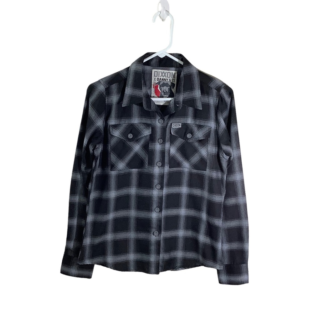 Dixxon X Danny G Grey Black Flannel Button Down Shirts